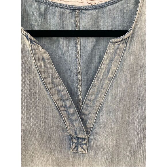 Cupshe cotton chambray dress woman’s size large - Picture 3 of 9